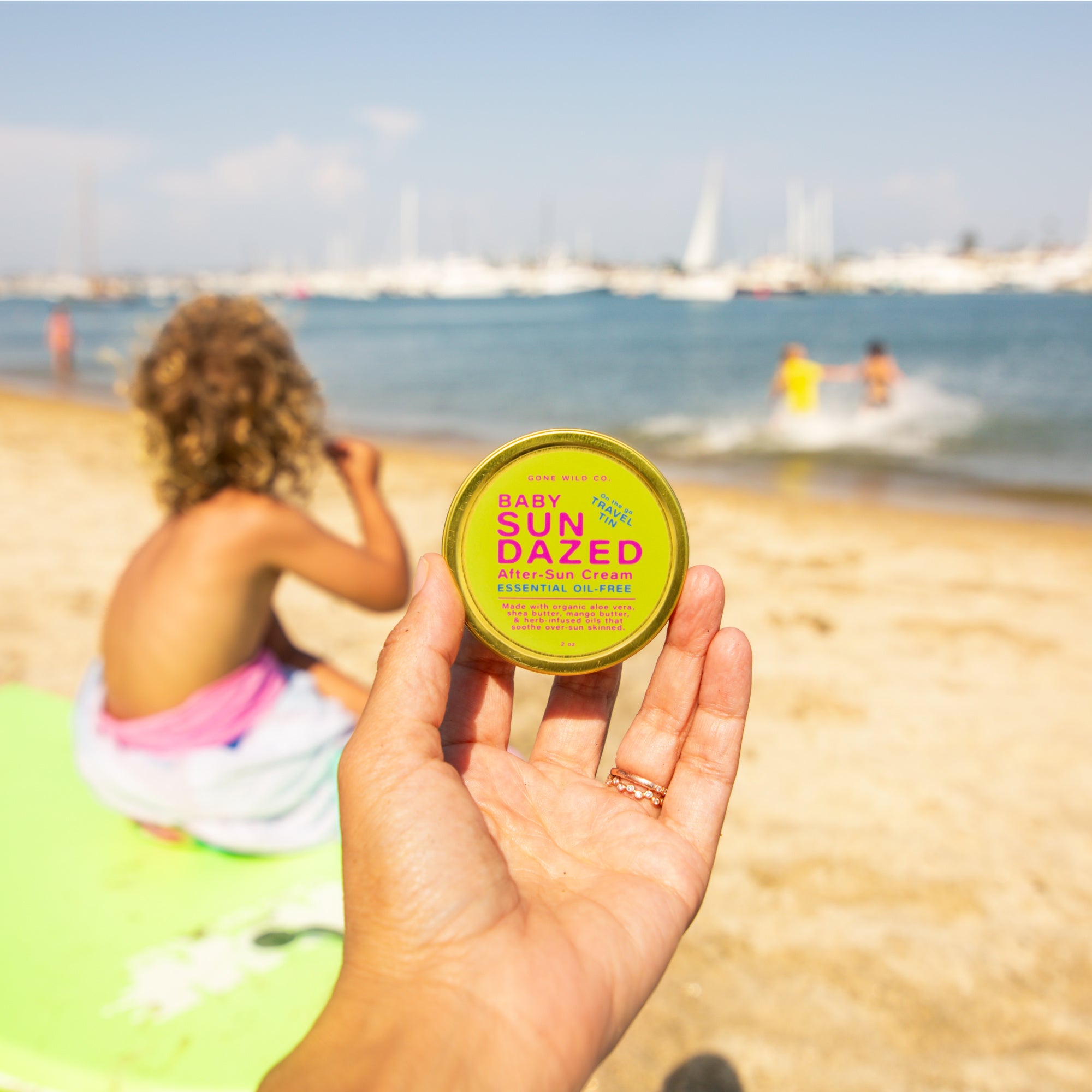 BABY SUN DAZED AFTER-SUN CREAM WITH ALOE (ESSENTIAL OIL-FREE)