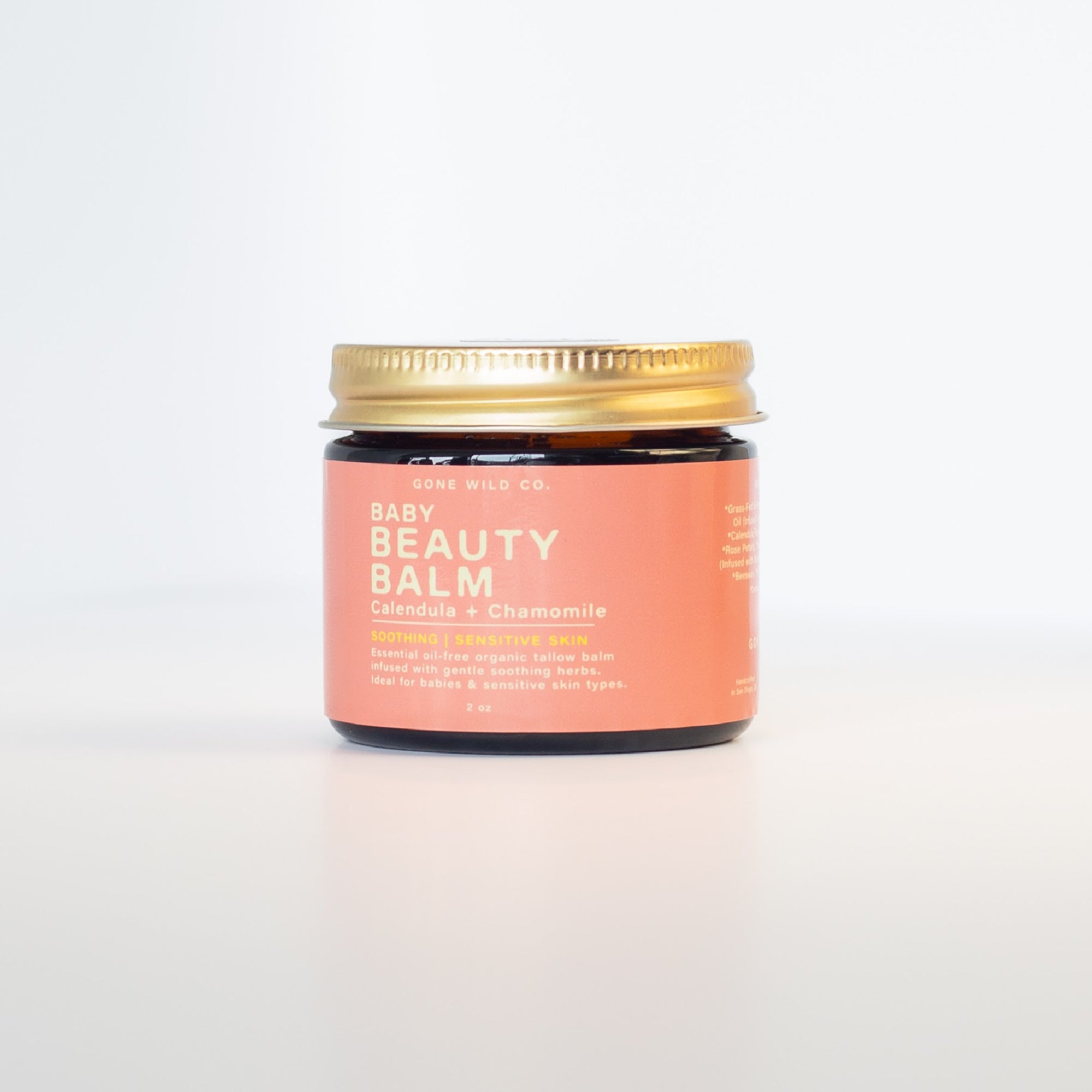 BABY + SENSITIVE SKIN TALLOW BEAUTY BALM WITH CHAMOMILE & CALENDULA
