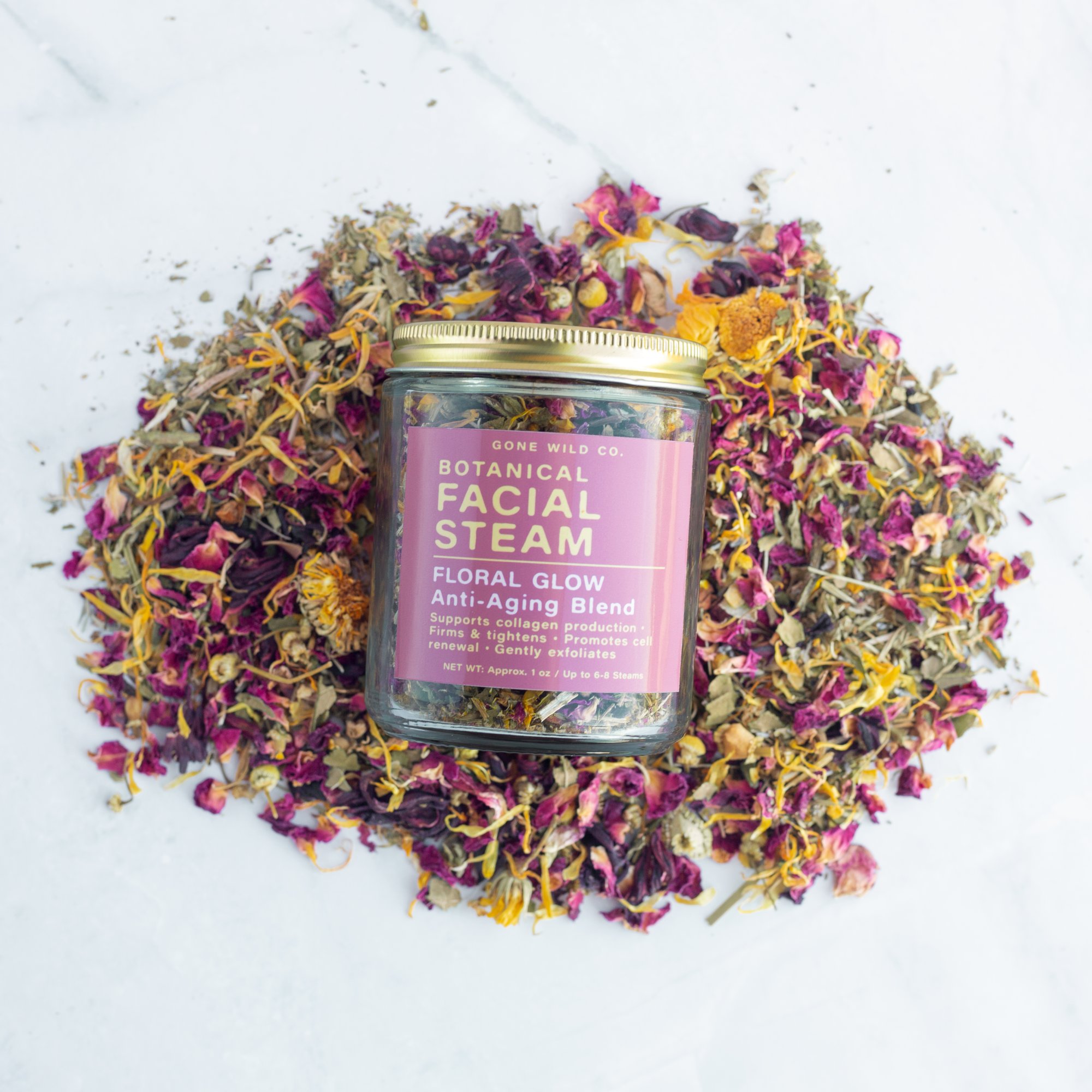 FLORAL GLOW - ANTI-AGING FACIAL STEAM BLEND