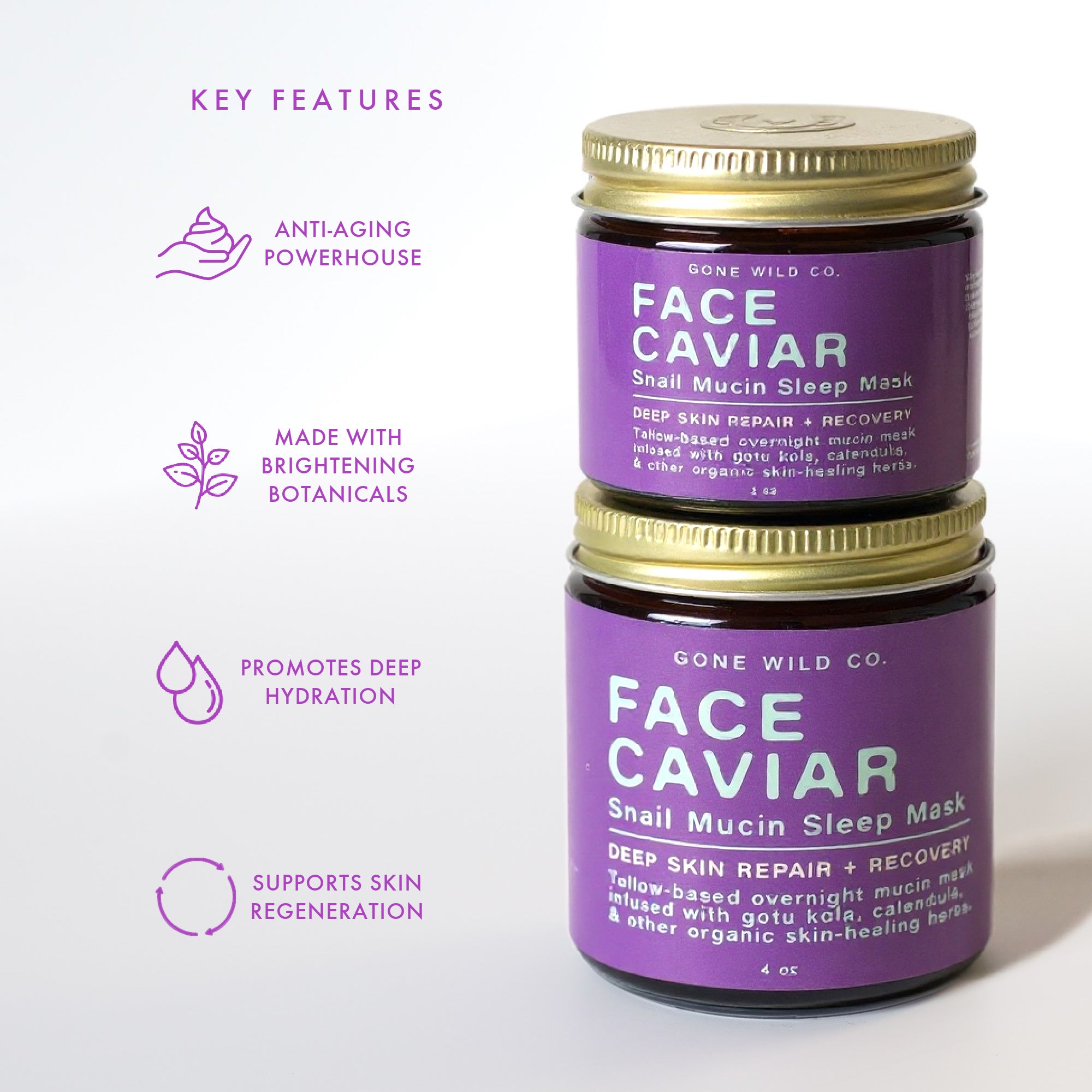 FACE CAVIAR - SNAIL MUCIN & TALLOW SLEEP MASK