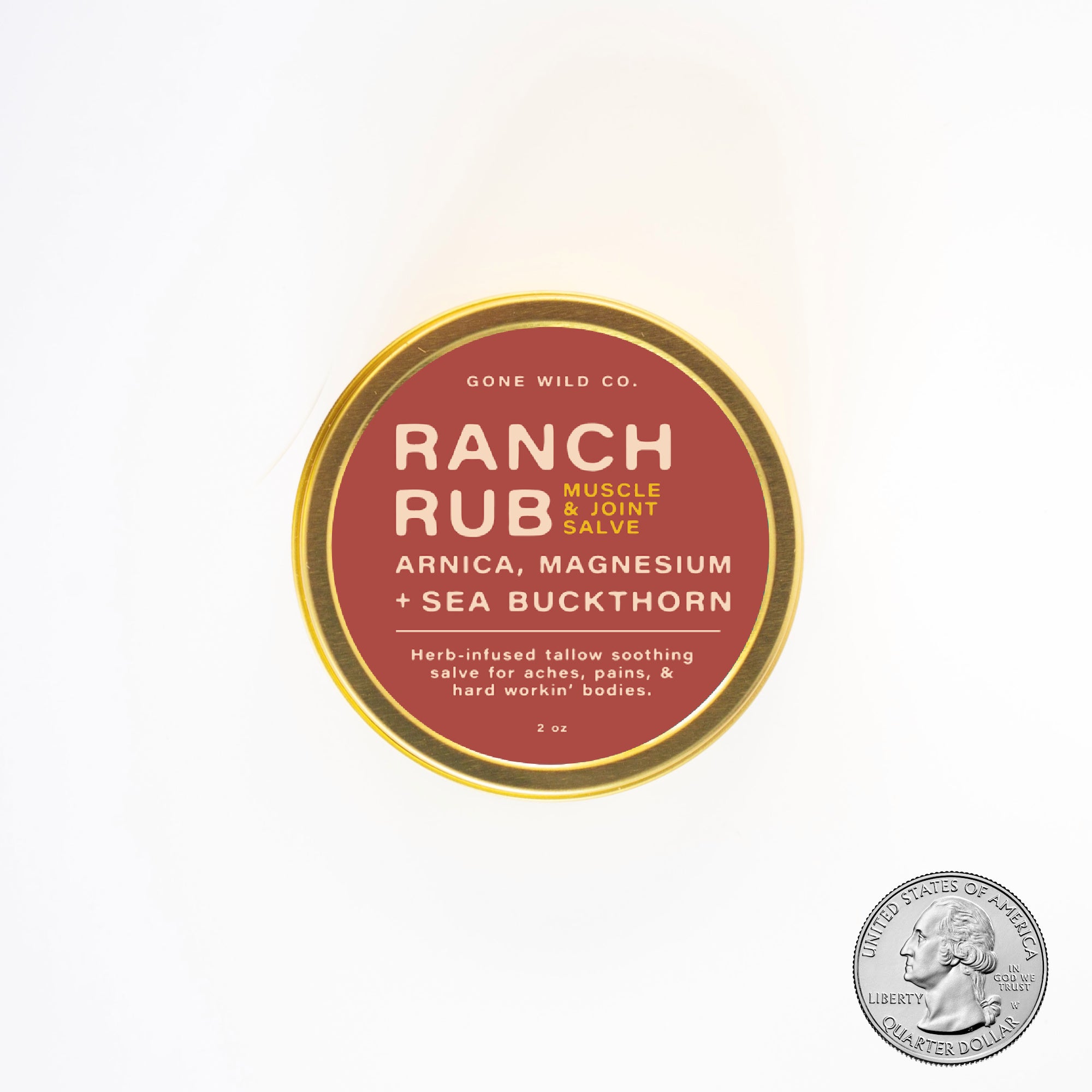 RANCH RUB - MUSCLE & JOINT RELIEF TALLOW SALVE WITH ARNICA & MAGNESIUM