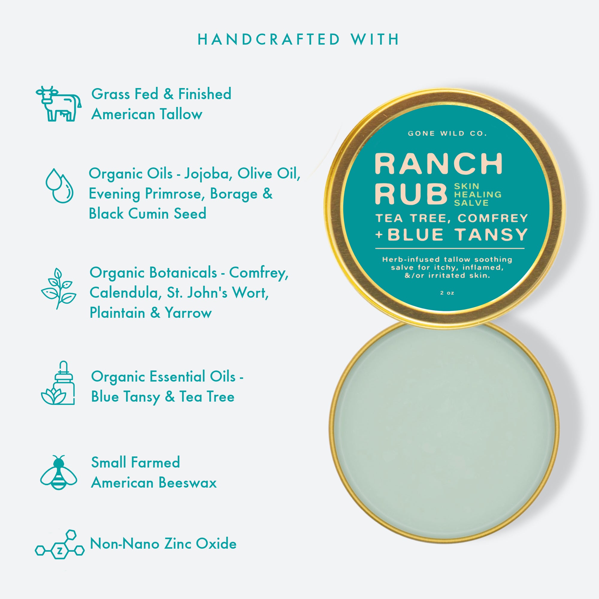 Ranch Rub Salve Set - Muscle & Joint + Skin Healing Care Kit