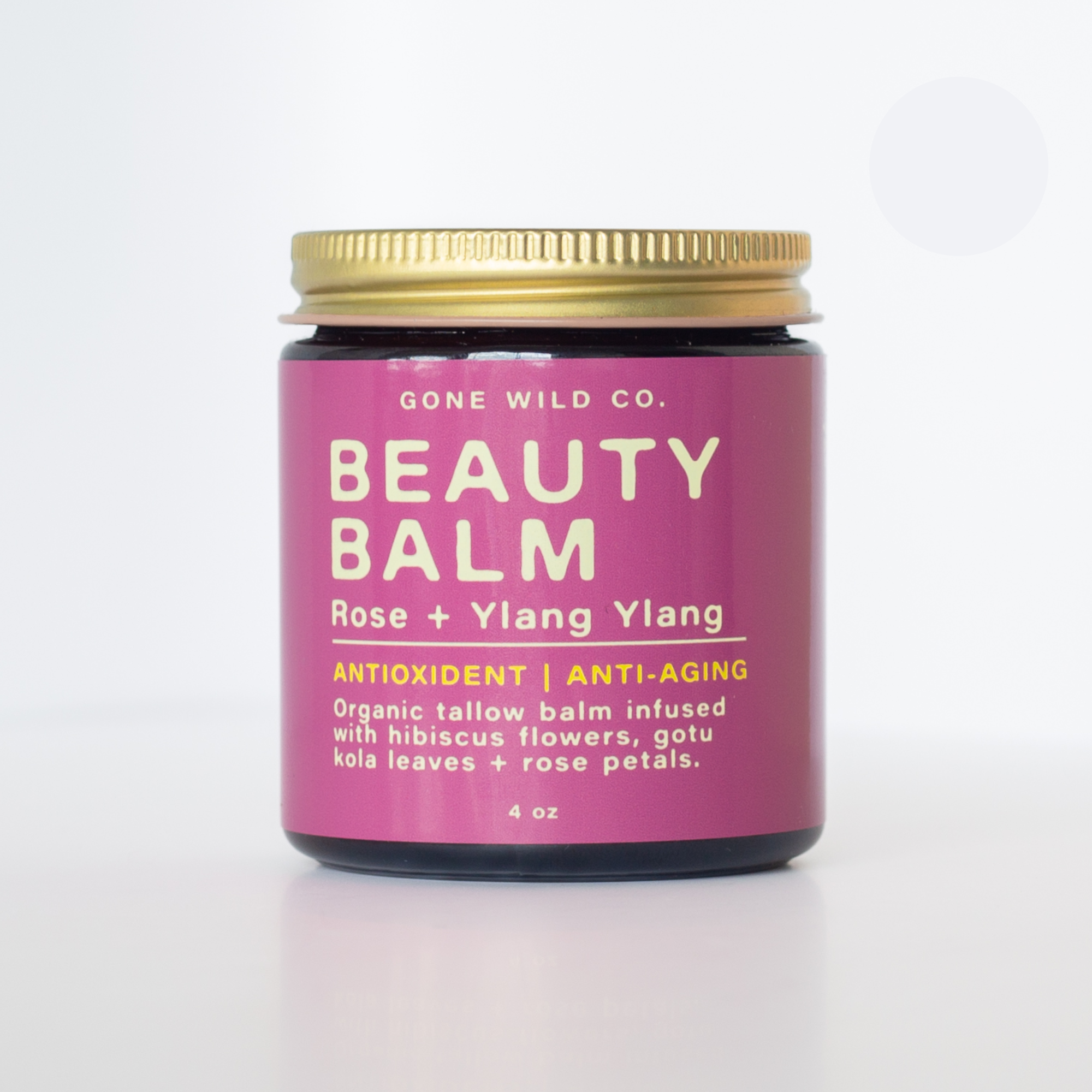 ANTI-AGING + ANTIOXIDANT TALLOW BEAUTY BALM WITH ROSE & YLANG YLANG
