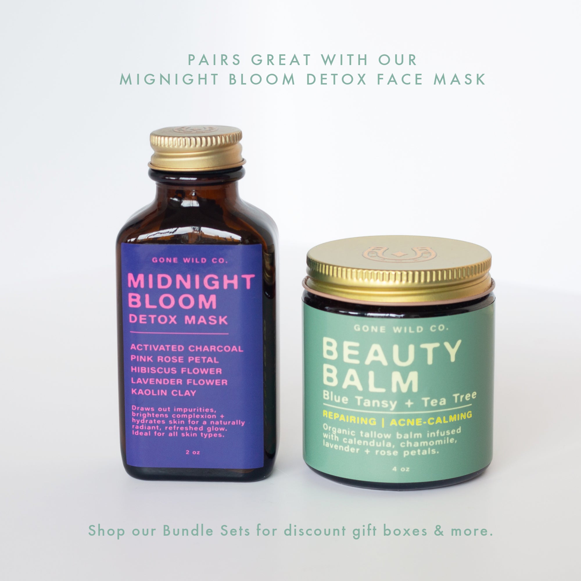 ACNE-CALMING + REPAIRING TALLOW BEAUTY BALM WITH BLUE TANSY & TEA TREE