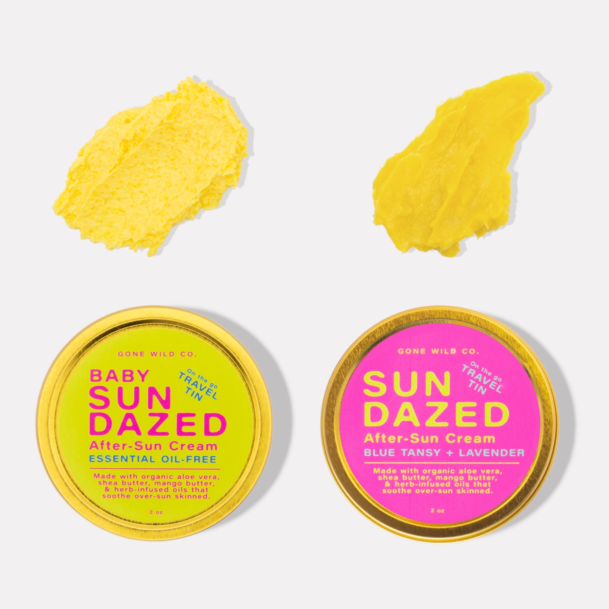 Sun Dazed Travel Tin Set - Family After-Sun Care Kit