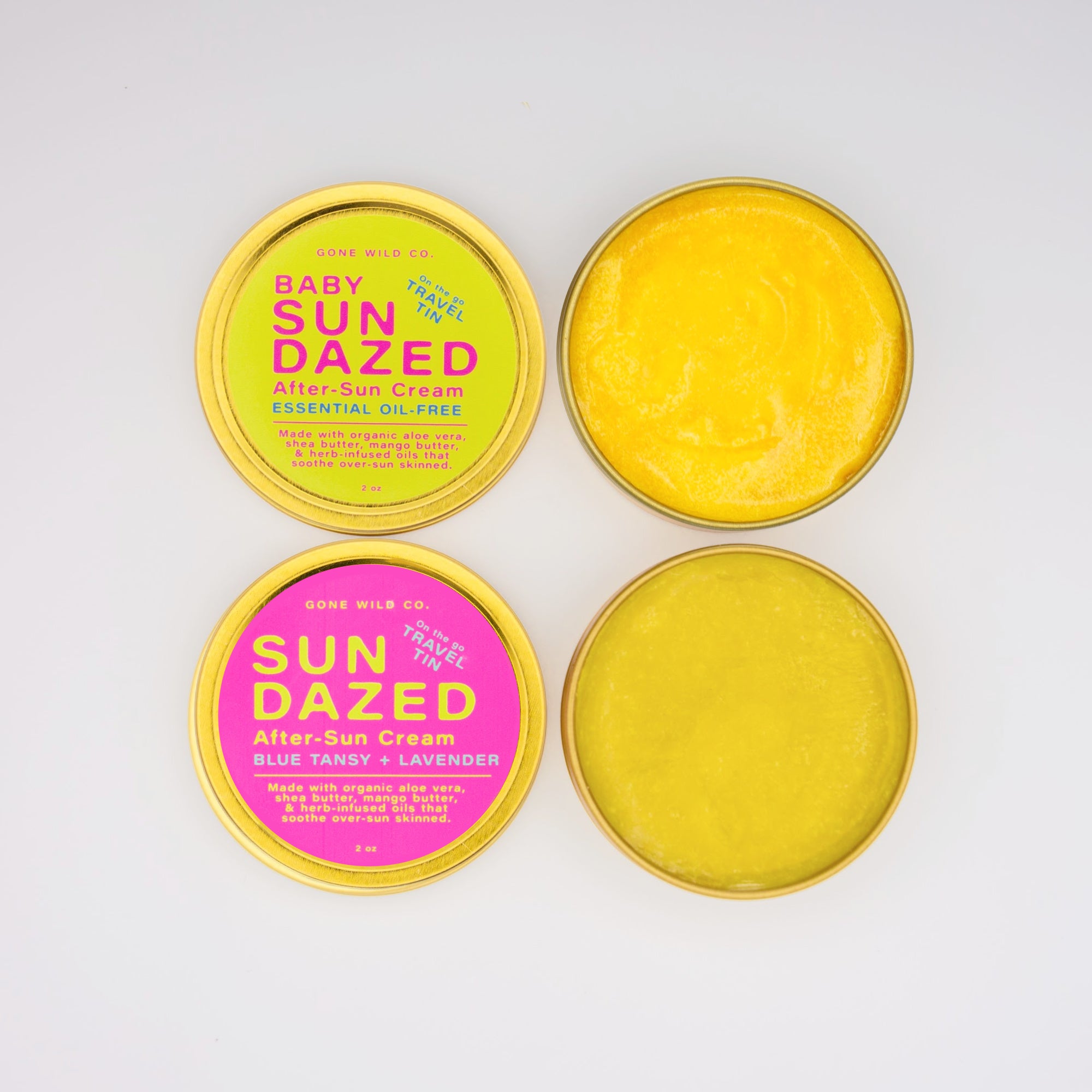 Sun Dazed Travel Tin Set - Family After-Sun Care Kit