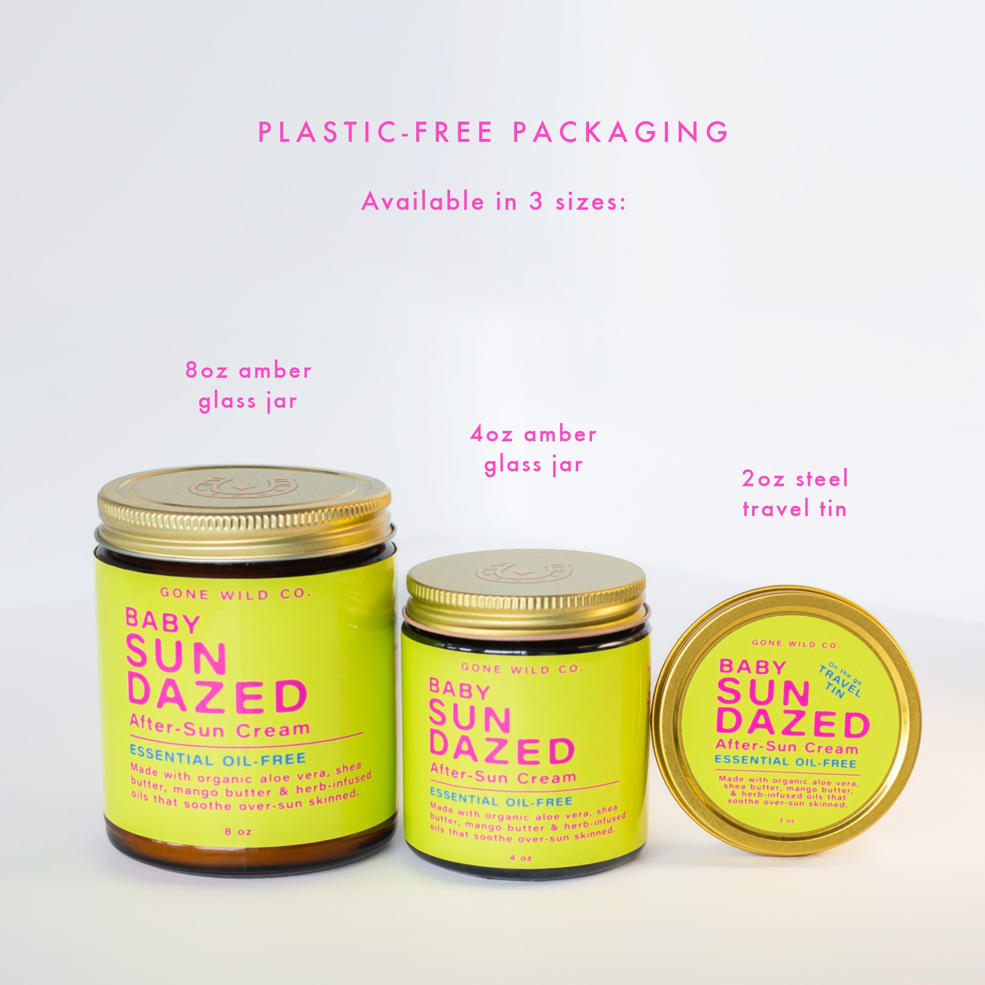 BABY SUN DAZED AFTER-SUN CREAM WITH ALOE (ESSENTIAL OIL-FREE)