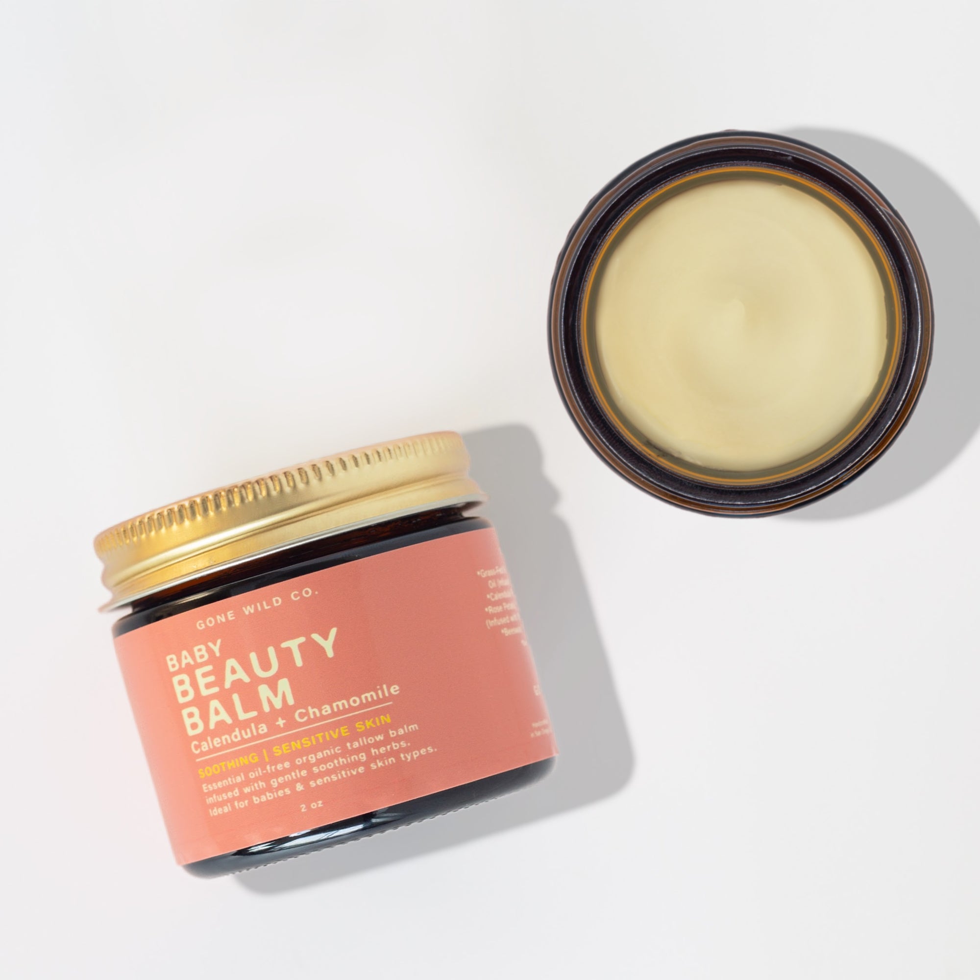 BABY + SENSITIVE SKIN TALLOW BEAUTY BALM WITH CHAMOMILE & CALENDULA