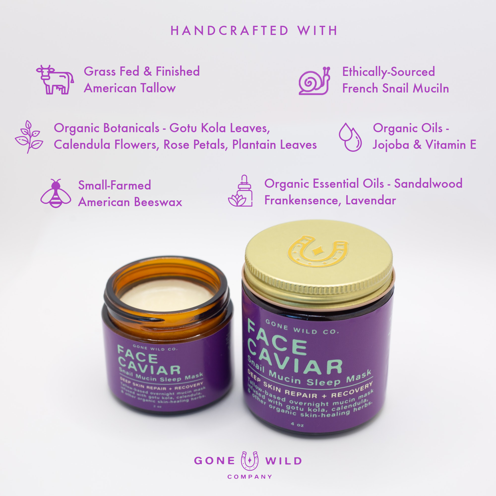 FACE CAVIAR - SNAIL MUCIN & TALLOW SLEEP MASK