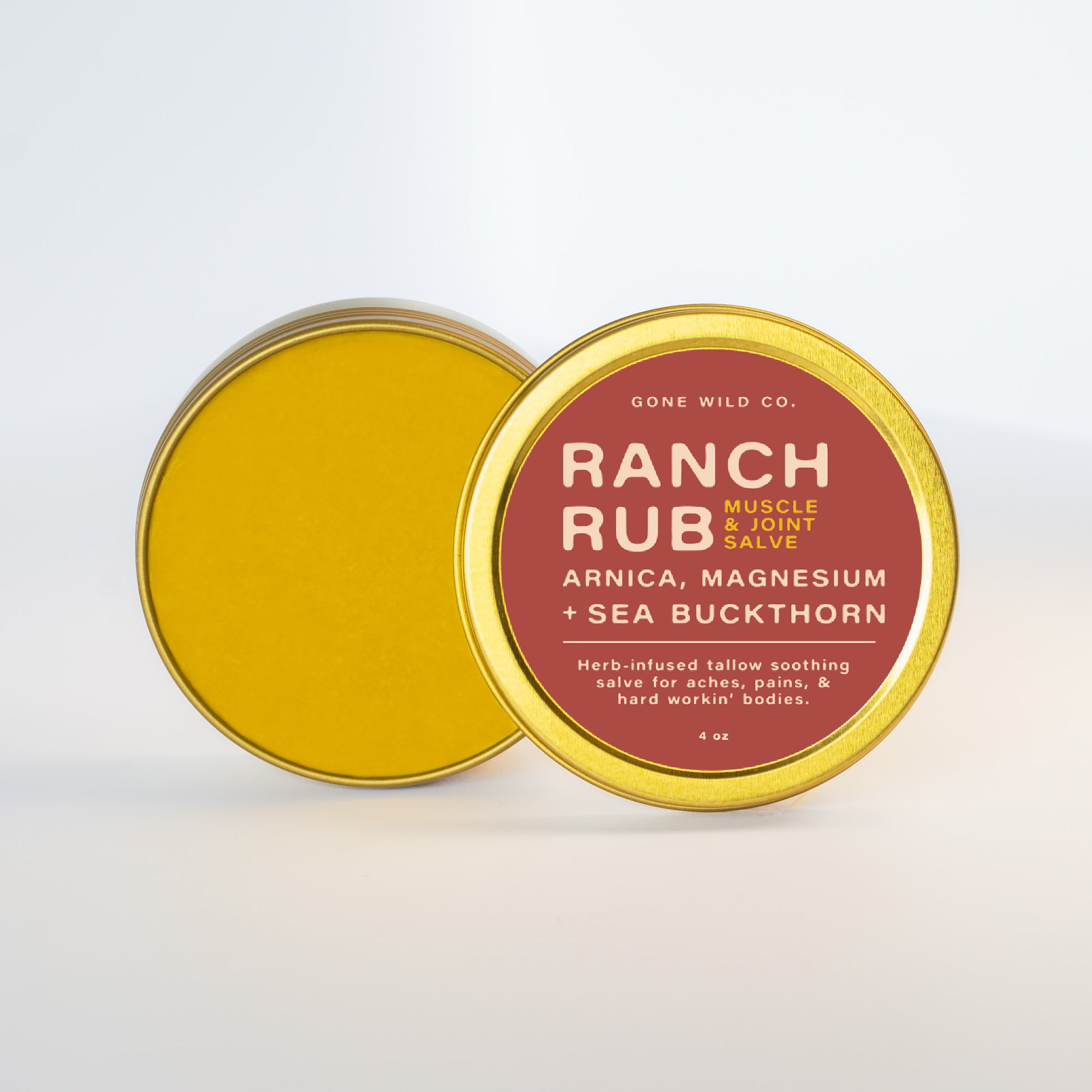 RANCH RUB - MUSCLE & JOINT RELIEF TALLOW SALVE WITH ARNICA & MAGNESIUM
