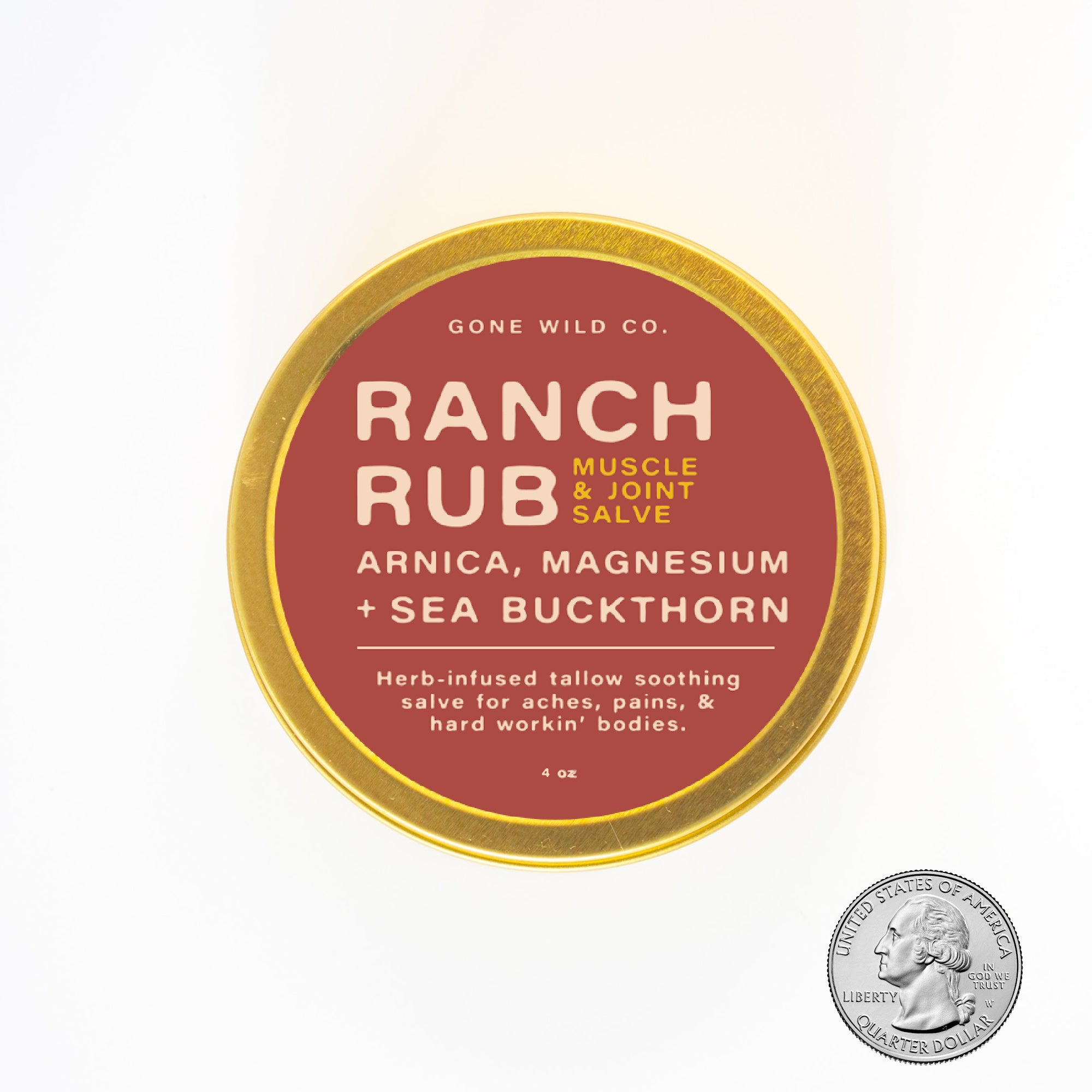 RANCH RUB - MUSCLE & JOINT RELIEF TALLOW SALVE WITH ARNICA & MAGNESIUM