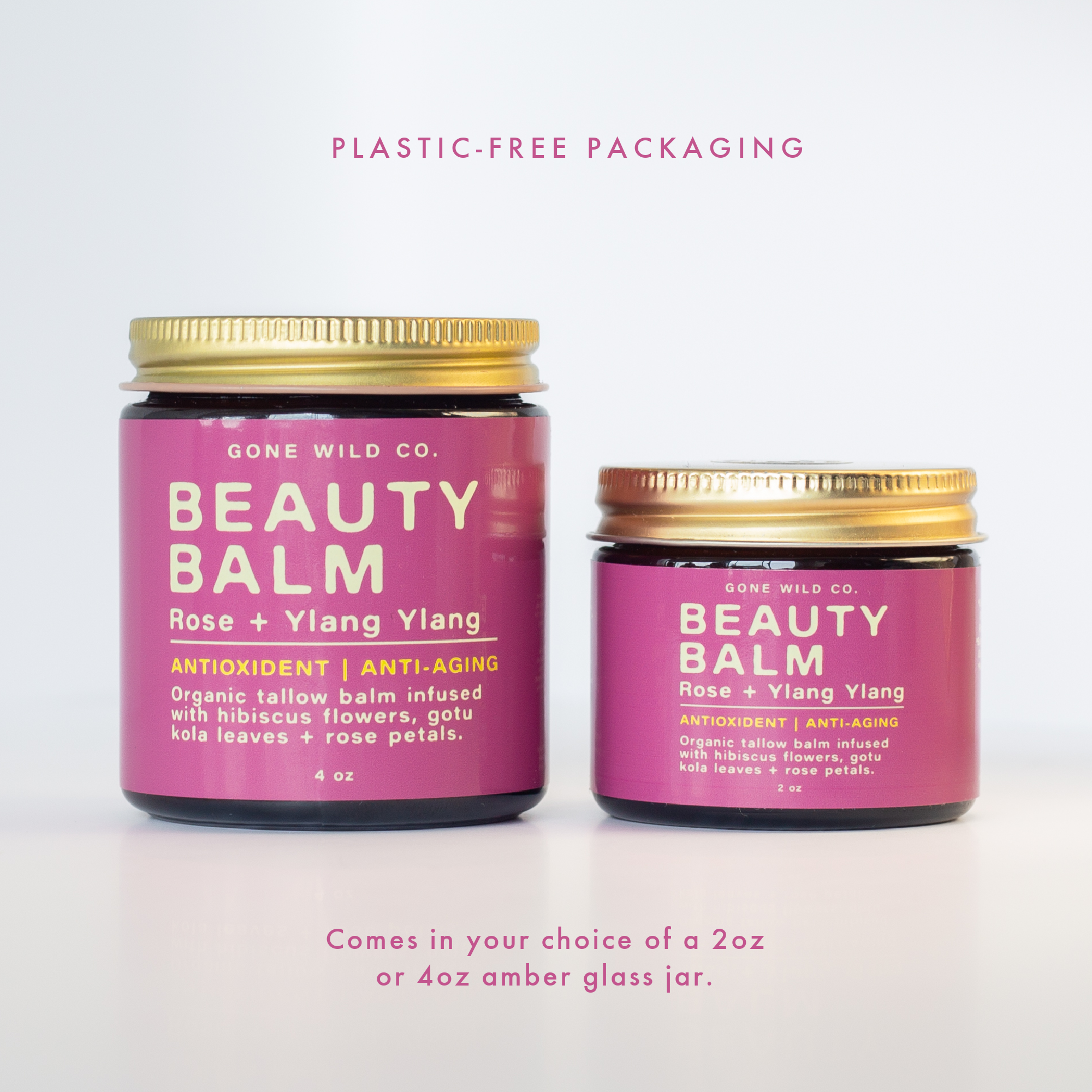 ANTI-AGING + ANTIOXIDANT TALLOW BEAUTY BALM WITH ROSE & YLANG YLANG