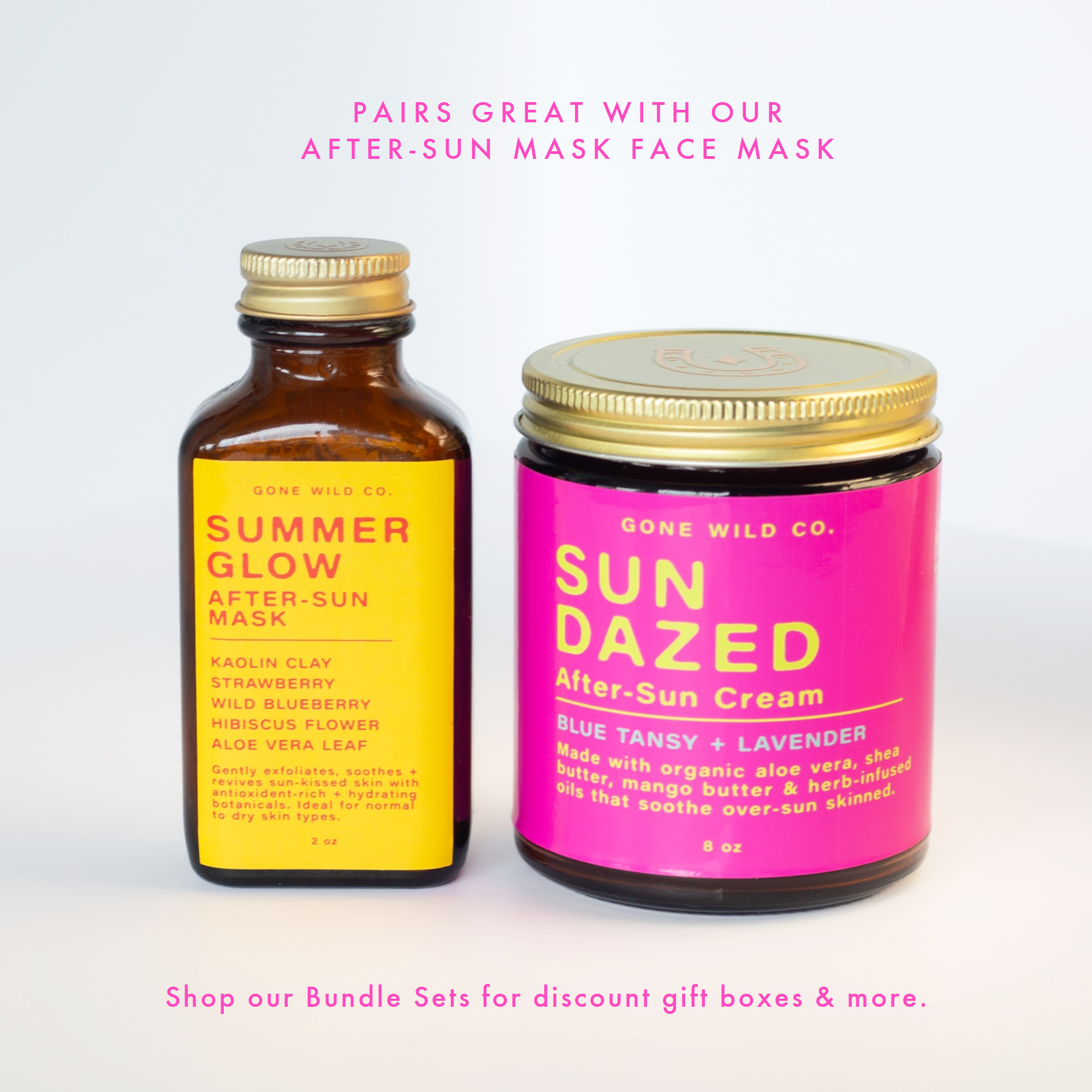 SUN DAZED AFTER-SUN CREAM WITH ALOE, BLUE TANSY + LAVENDER