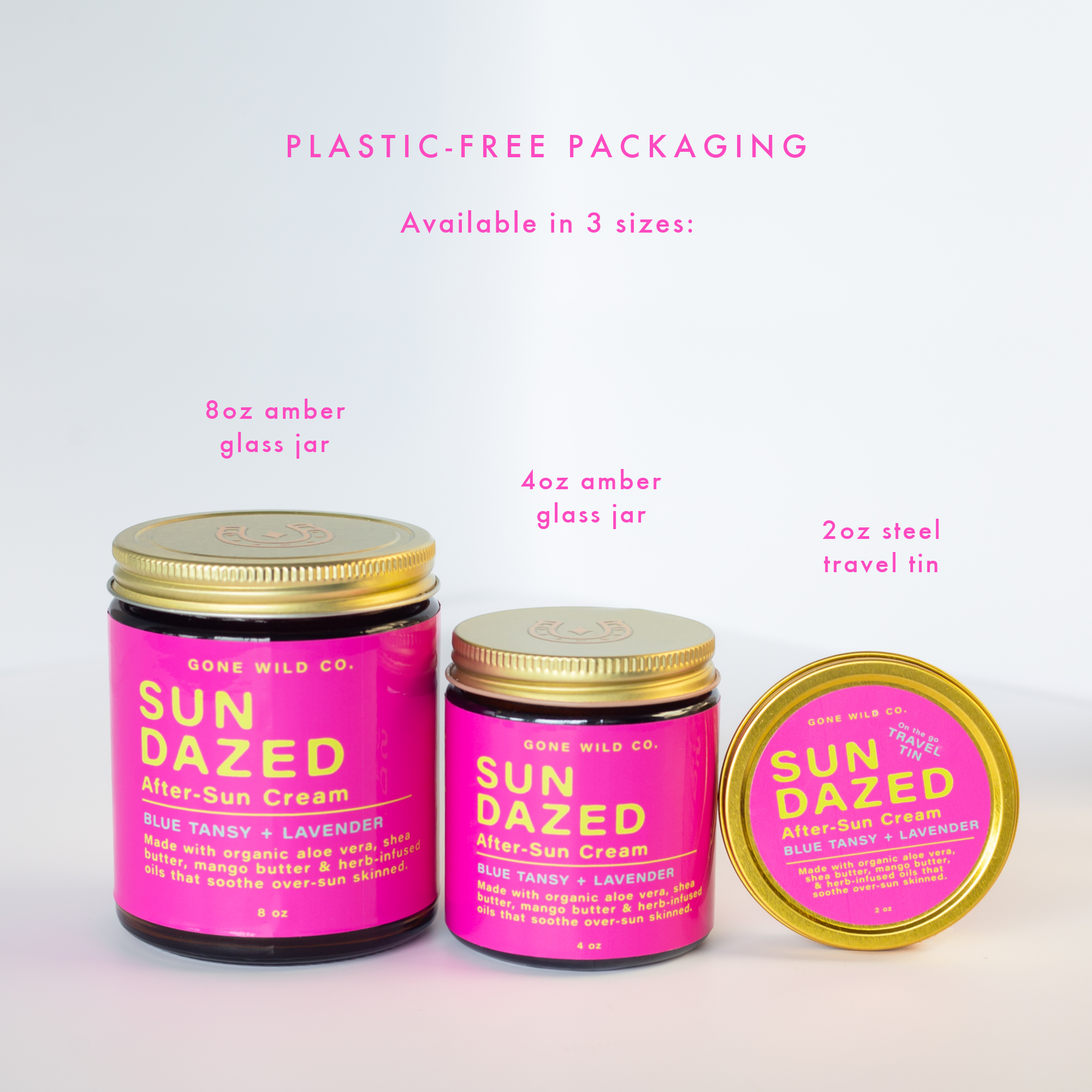 SUN DAZED AFTER-SUN CREAM WITH ALOE, BLUE TANSY + LAVENDER