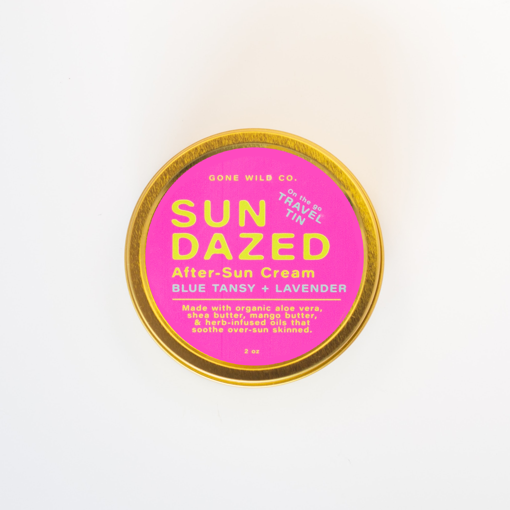 SUN DAZED AFTER-SUN CREAM WITH ALOE, BLUE TANSY + LAVENDER