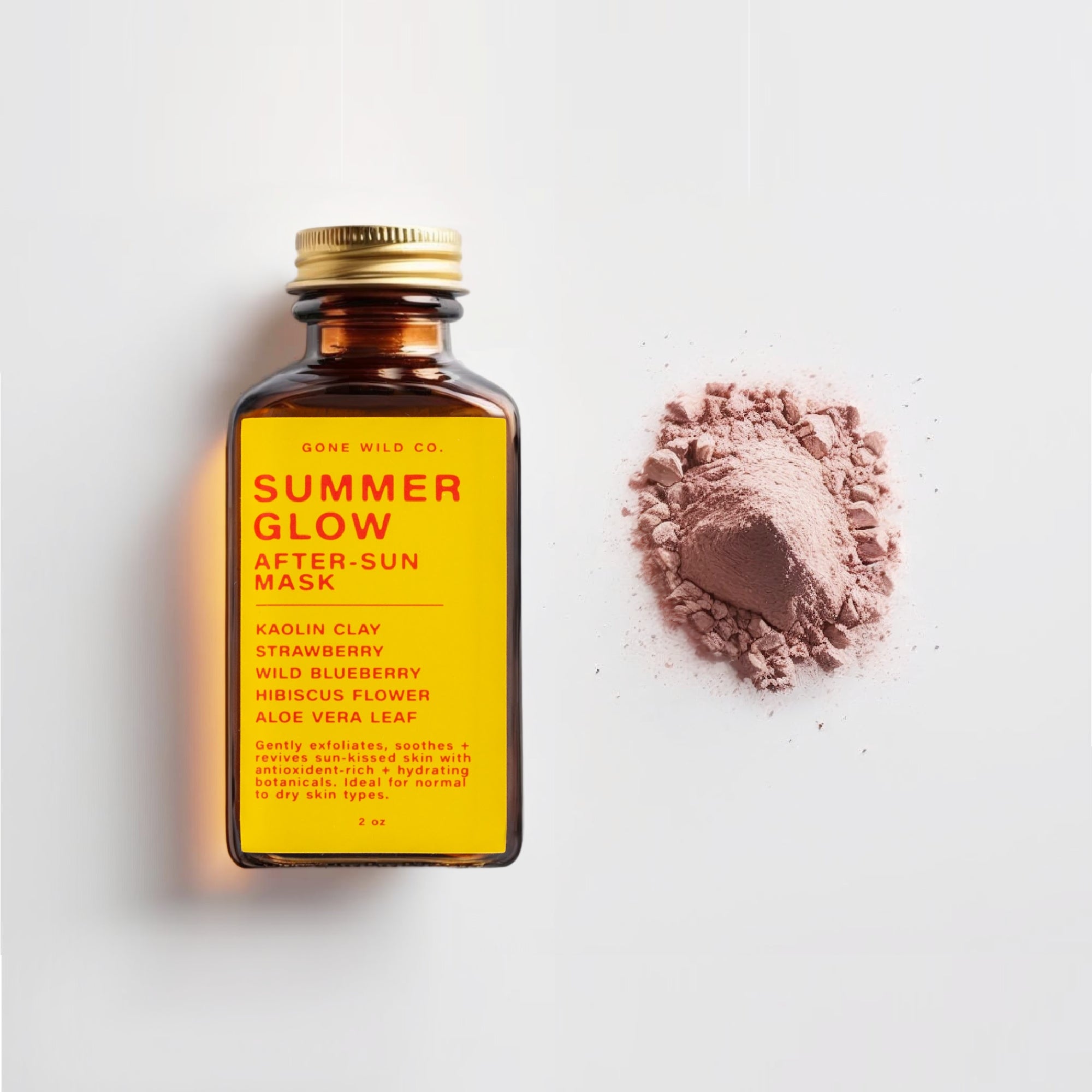 SUNSET GLOW AFTER-SUN REPAIR MASK WITH ALOE & FRUIT BOTANICALS